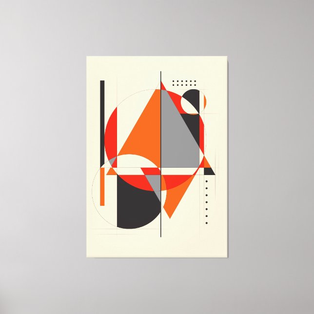 Geometric Shape 4 | Geometric Art Canvas Print (Front)