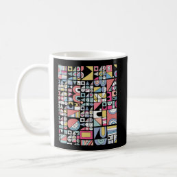 Geometric Shape Abstract Art-Work Pattern Cool Nov Coffee Mug