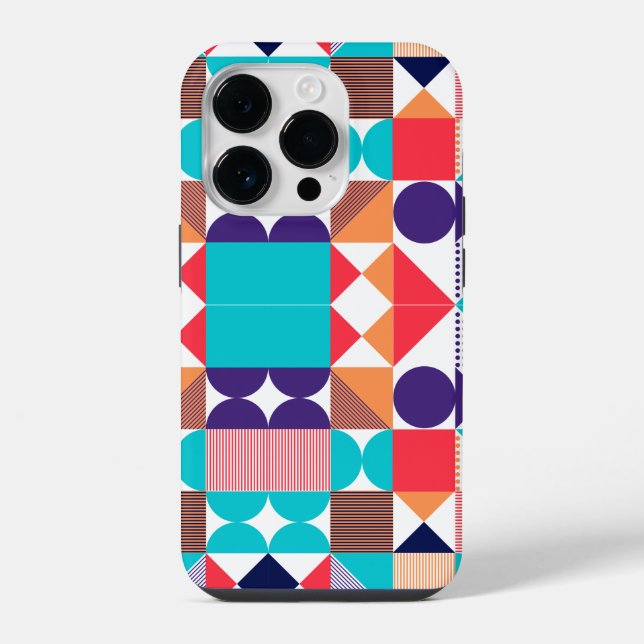 Geometric shape iphone case (Back)