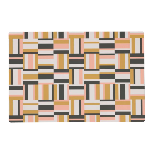 Geometric Shape Pattern Placemat (Front)