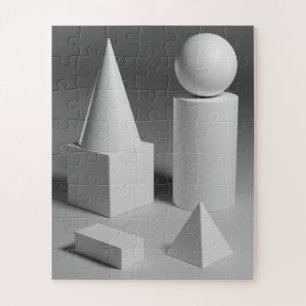 Geometric Shape Shading Jigsaw Puzzle