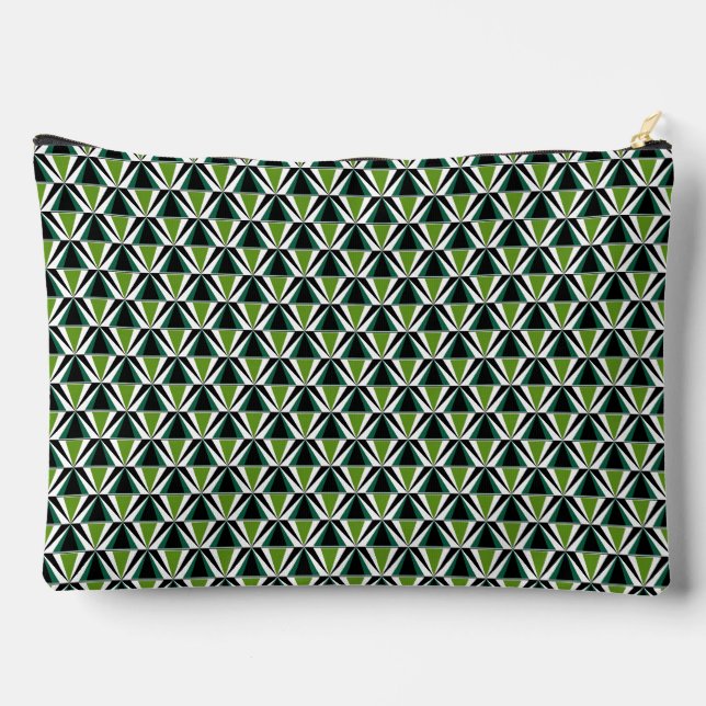 Geometric Shapes Accessory Pouch (Back)