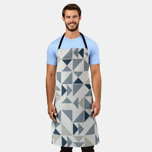 Geometric Shapes Apron (Worn)