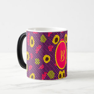 Geometric shapes color morph mug 