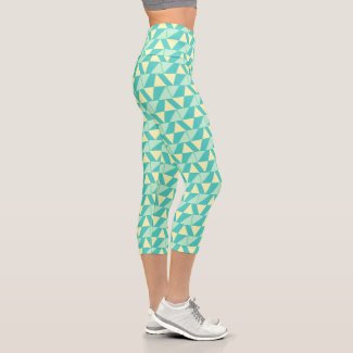 Geometric Shapes in Turquoise and Yellow