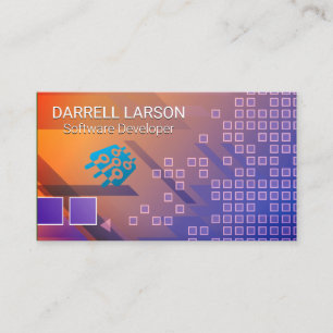 Geometric Shapes   Microchip Tech Business Card