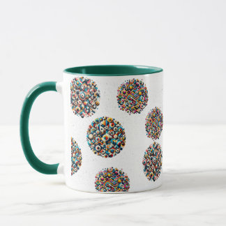 Geometric shapes mug