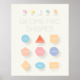 Geometric Shapes Poster