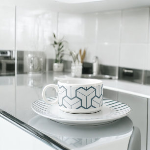 Geometric Shapes Seamless Pattern Bowl