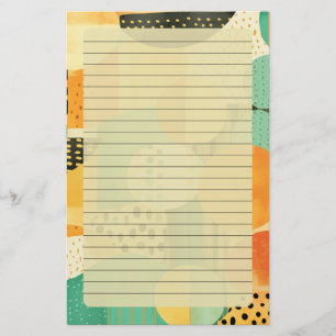 Geometric Shapes Stationery