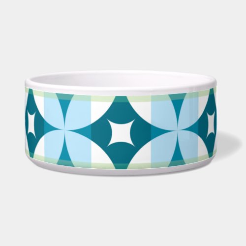 Geometric shapes vintage abstract wallpaper bowl