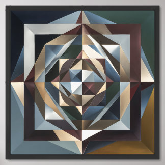Geometric Shapes - wall art Poster