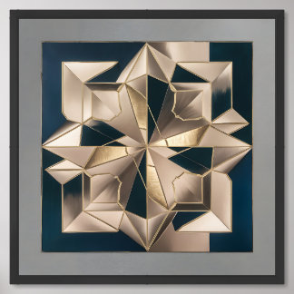Geometric Shapes - wall art Poster