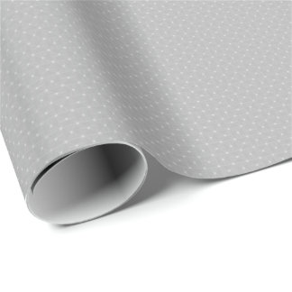Geometric Silver Wrapping Paper