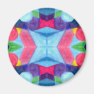 Geometric Skittles Magnet