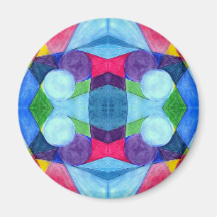 Geometric Skittles Magnet