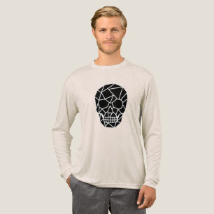 Geometric Skull Art Men's Tri-Blend Shirt