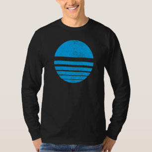 Geometric Sliced Circle Shapes Lines Geometry Dist T-Shirt