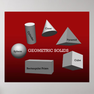 Geometric Solids  *UPDATED* Poster