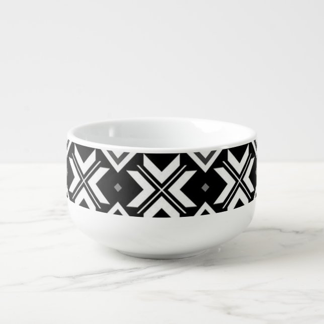 Geometric Soup Mug (Front)
