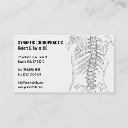 Geometric Spine Chiropractic Business Cards