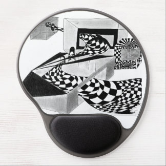 Geometric Spiral Gel Mousepad – Eye-Catching Artis