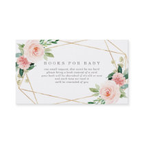 Geometric Spring Romance Books for Baby Card Geometric Spring Romance Books for Baby Card