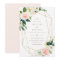 Geometric Spring Romance Wedding Invitation