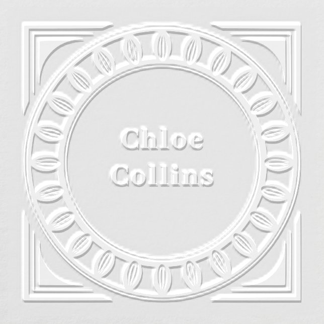 Geometric Square & Circle Embosser (Design)
