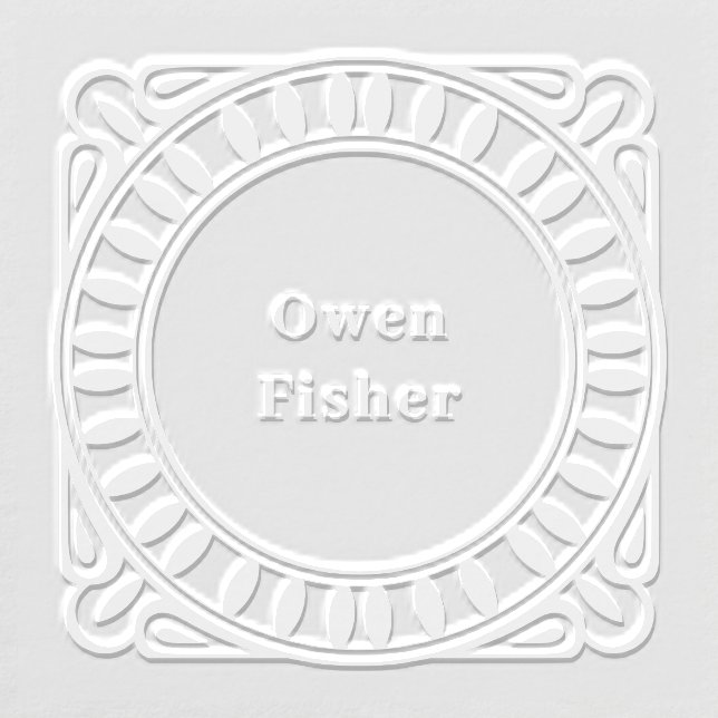 Geometric Square & Circle Embosser (Design)