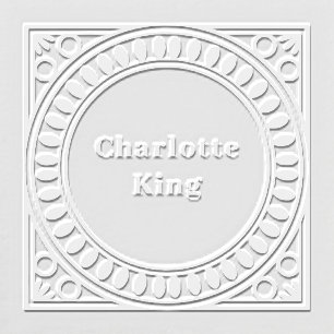 Geometric Square & Circle Embosser