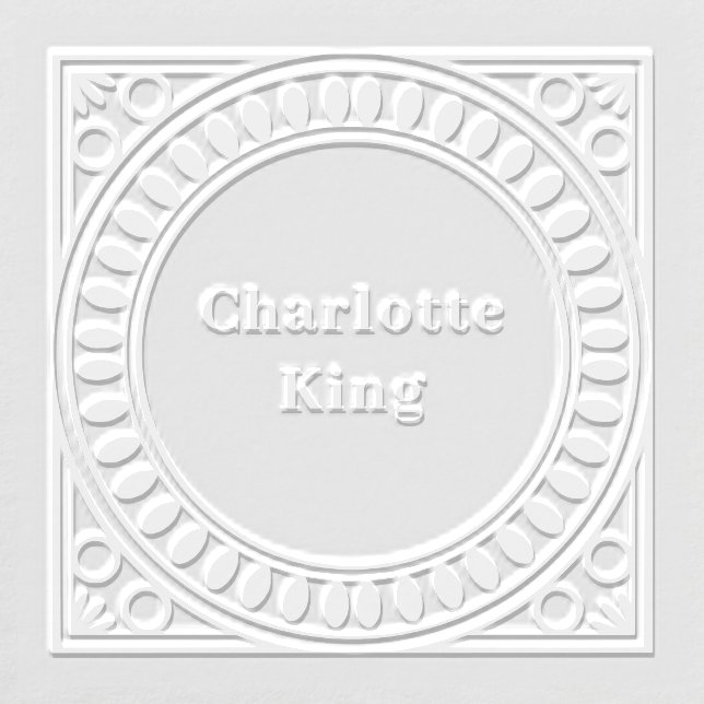 Geometric Square & Circle Embosser (Design)