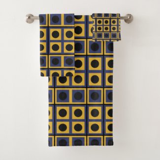 Geometric Square Circle Pattern