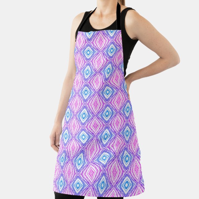 Geometric Square & Diamond Apron (Insitu)