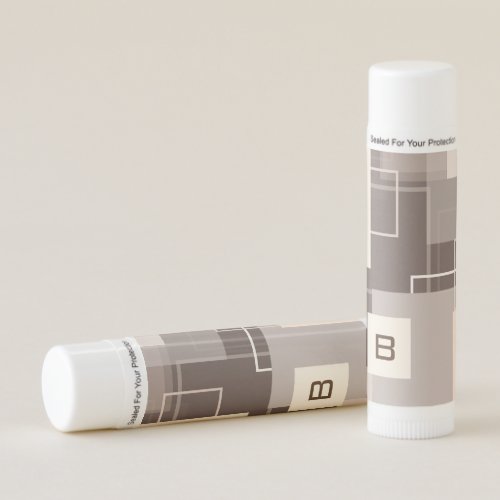 Geometric Squares _ Chocolate and Cream Lip Balm