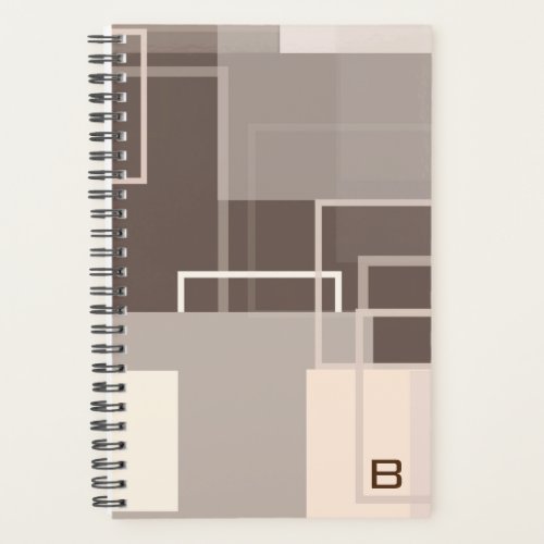 Geometric Squares _ Chocolate Cream Planner