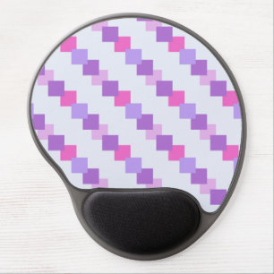 geometric squares gel mouse pad