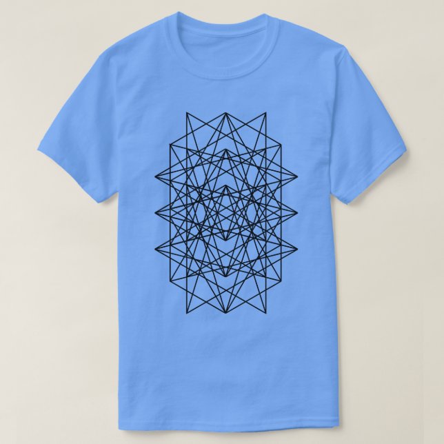 geometric squares pattern T-Shirt (Design Front)