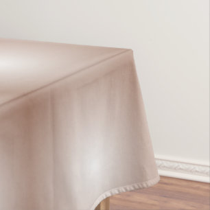 Geometric Squares with Mocha Mousse Gradient White Tablecloth