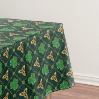 Geometric St Patricks day Celtic Triskele Shamrock
