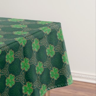 Geometric St Patricks day Celtic Triskele Shamrock