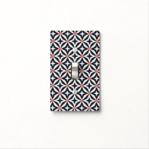 Geometric Star Pattern Light Switch Cover