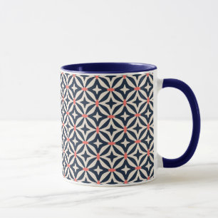 Geometric Star Pattern Mug