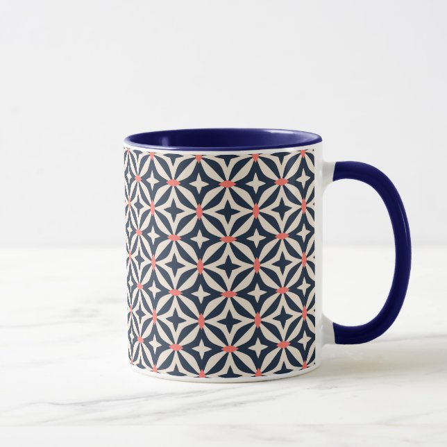 Geometric Star Pattern Mug (Right)