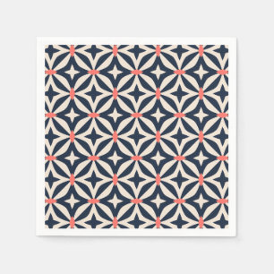 Geometric Star Pattern Napkins