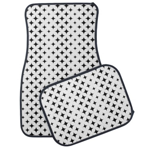 geometric stars car mats