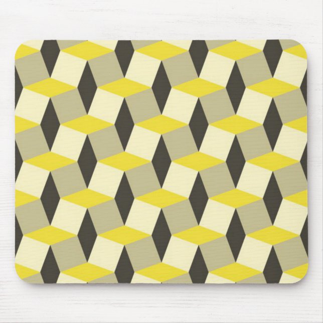 Geometric Style Mouse Pad (Front)