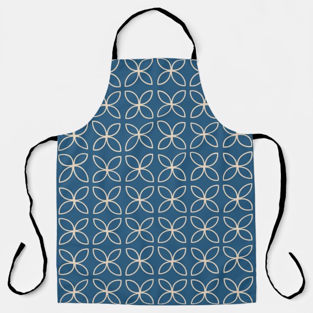 Geometric, stylish vintage background. apron (Front)