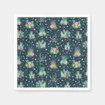 Geometric Succulents Pattern Napkins