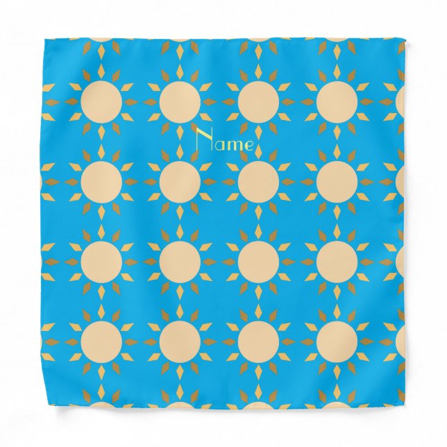 Geometric Sun  Circle Thunder_Cove  Bandana (Front)
